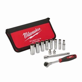 12pc 3/8 In. Drive Sae Socket Set