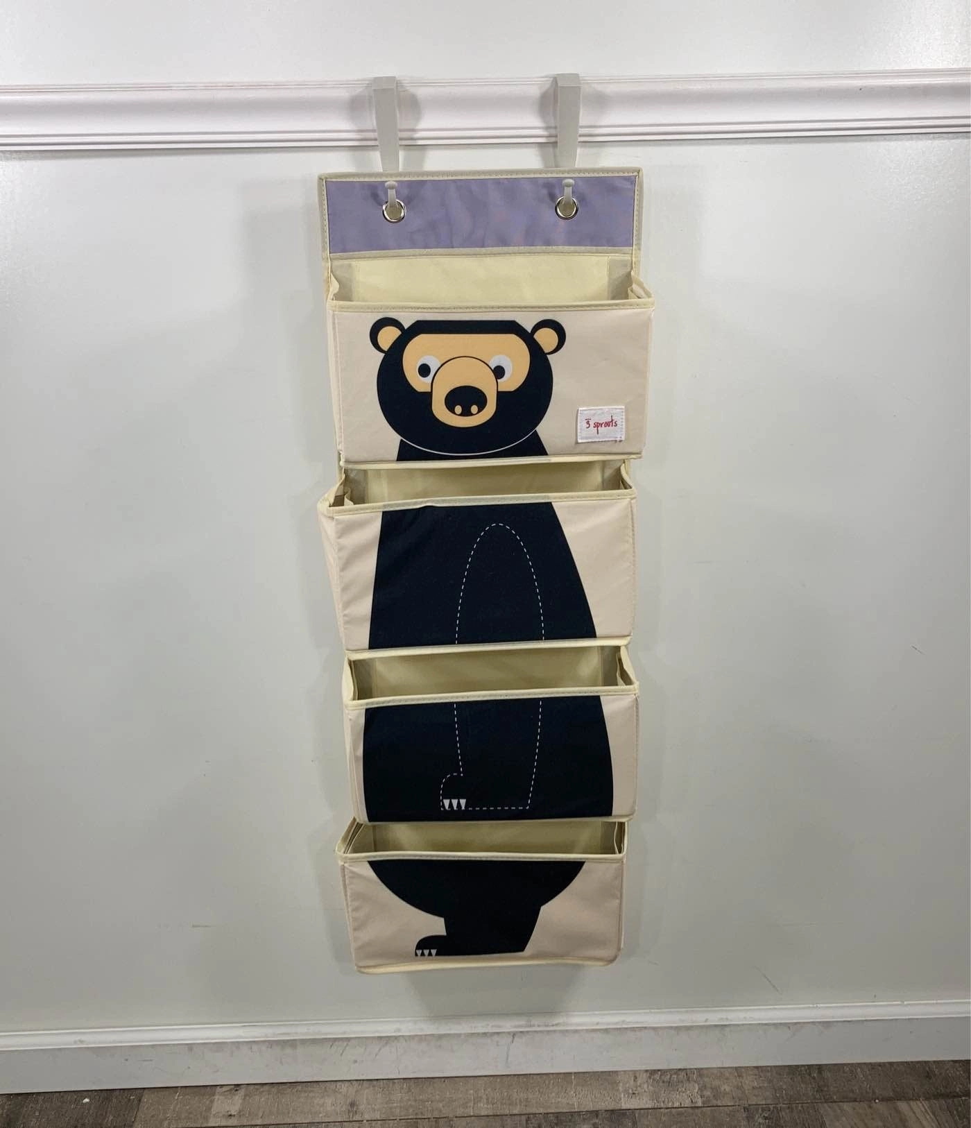 3 Sprouts Hanging Wall Organizer, Bear