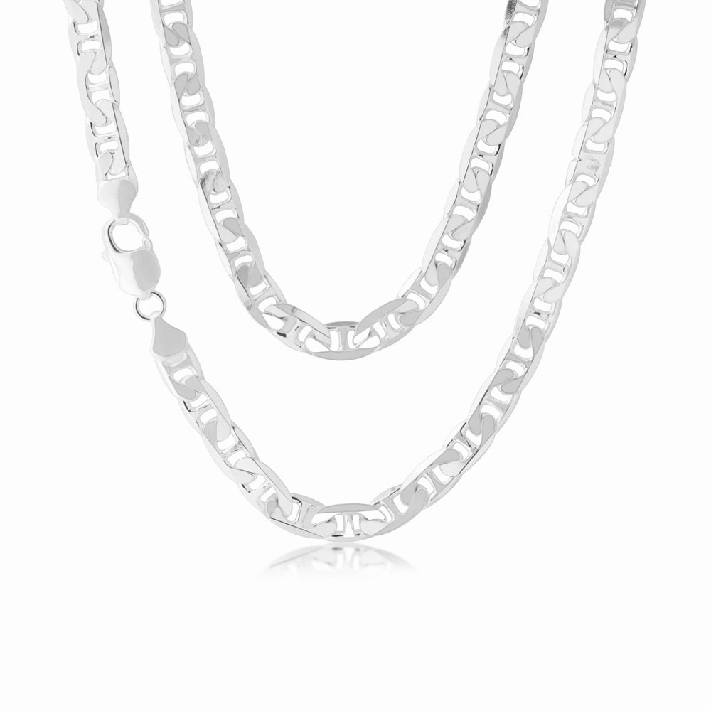55cm Sterling Silver 200 Gauge Anchor Chain
