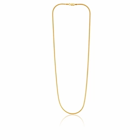 9ct Silverfilled Snake 45cm 50Gauge Chain