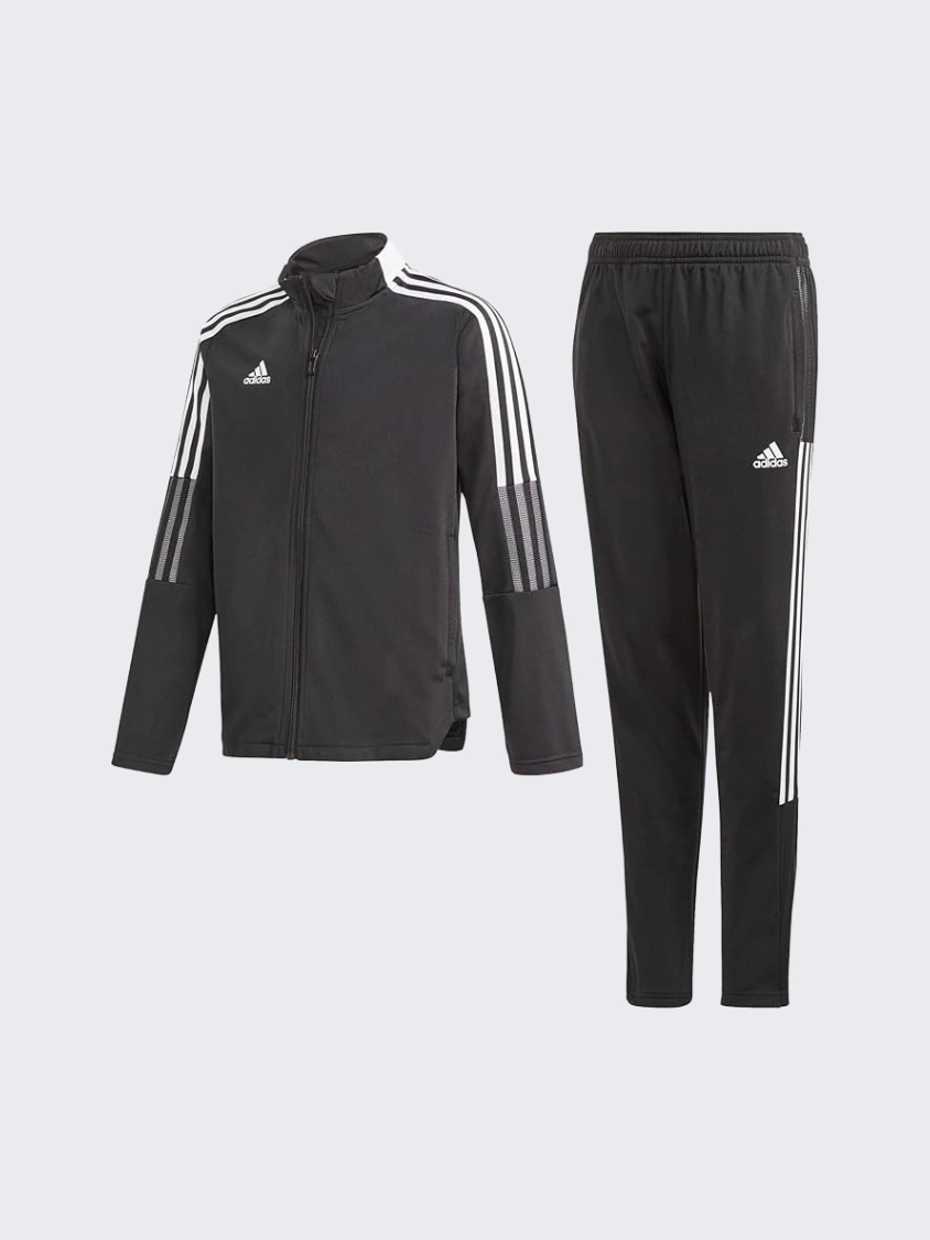 Adidas Tiro Gs Football Suit Black