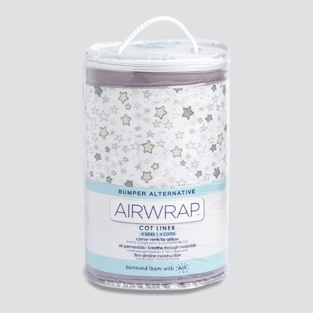 Airwrap Cot Liner Muslin 4 Sides