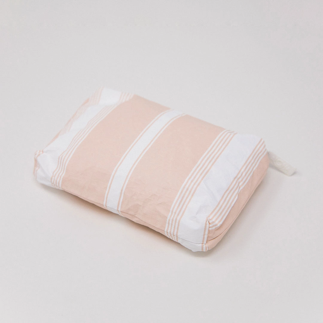 Aloha Mini Linen Stripe Pouch