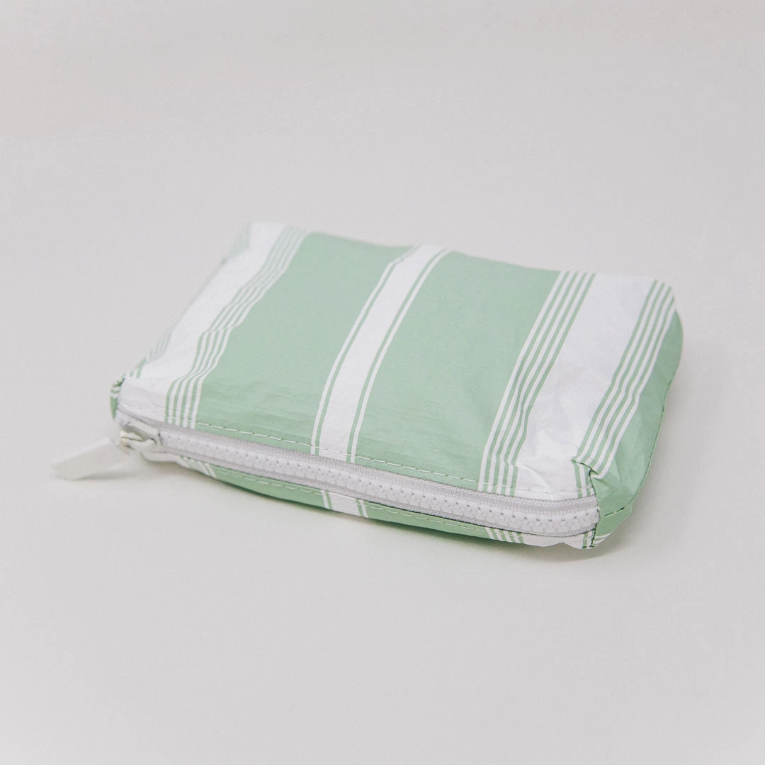 Aloha Mini Linen Stripe Pouch