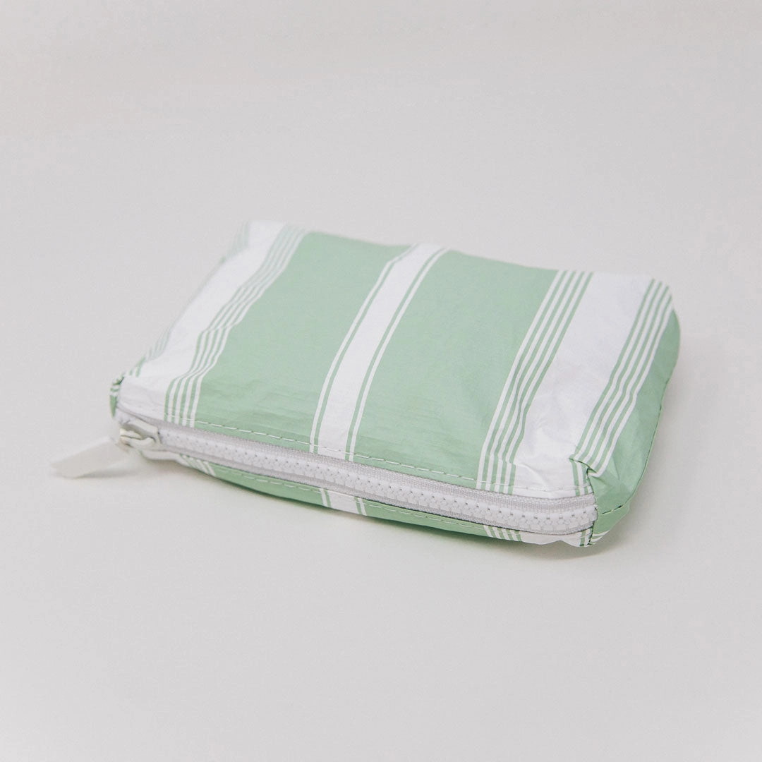 Aloha Mini Linen Stripe Pouch