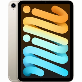 Apple iPad Mini 6 64GB Starlight Cellular MK8C3LL/A (Latest Model)