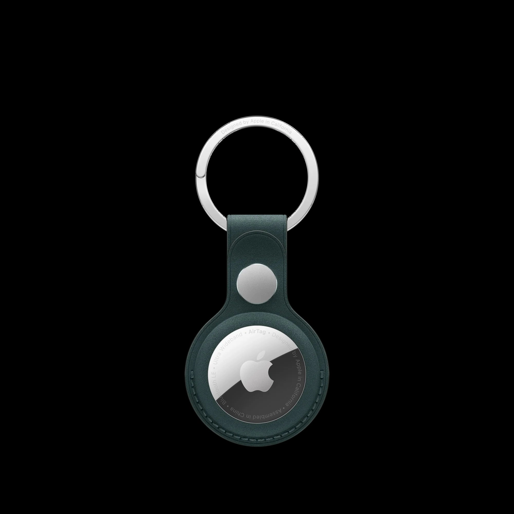 Apple MA7J4ZM/A AirTag FineWoven Key Ring - Dark Green