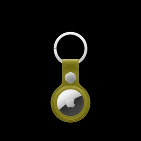 Apple MA7L4ZM/A AirTag FineWoven Key Ring - Chartreuse