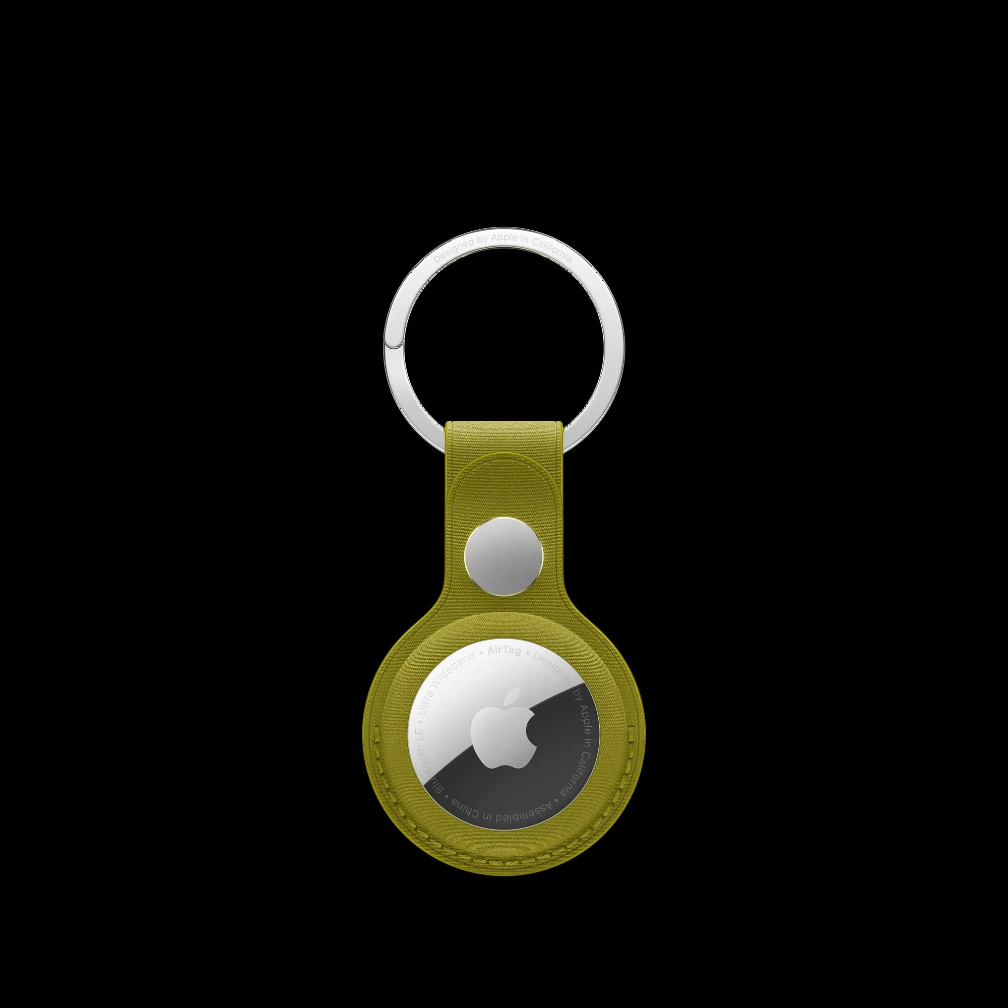 Apple MA7L4ZM/A AirTag FineWoven Key Ring - Chartreuse