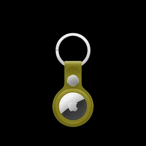 Apple MA7L4ZM/A AirTag FineWoven Key Ring - Chartreuse