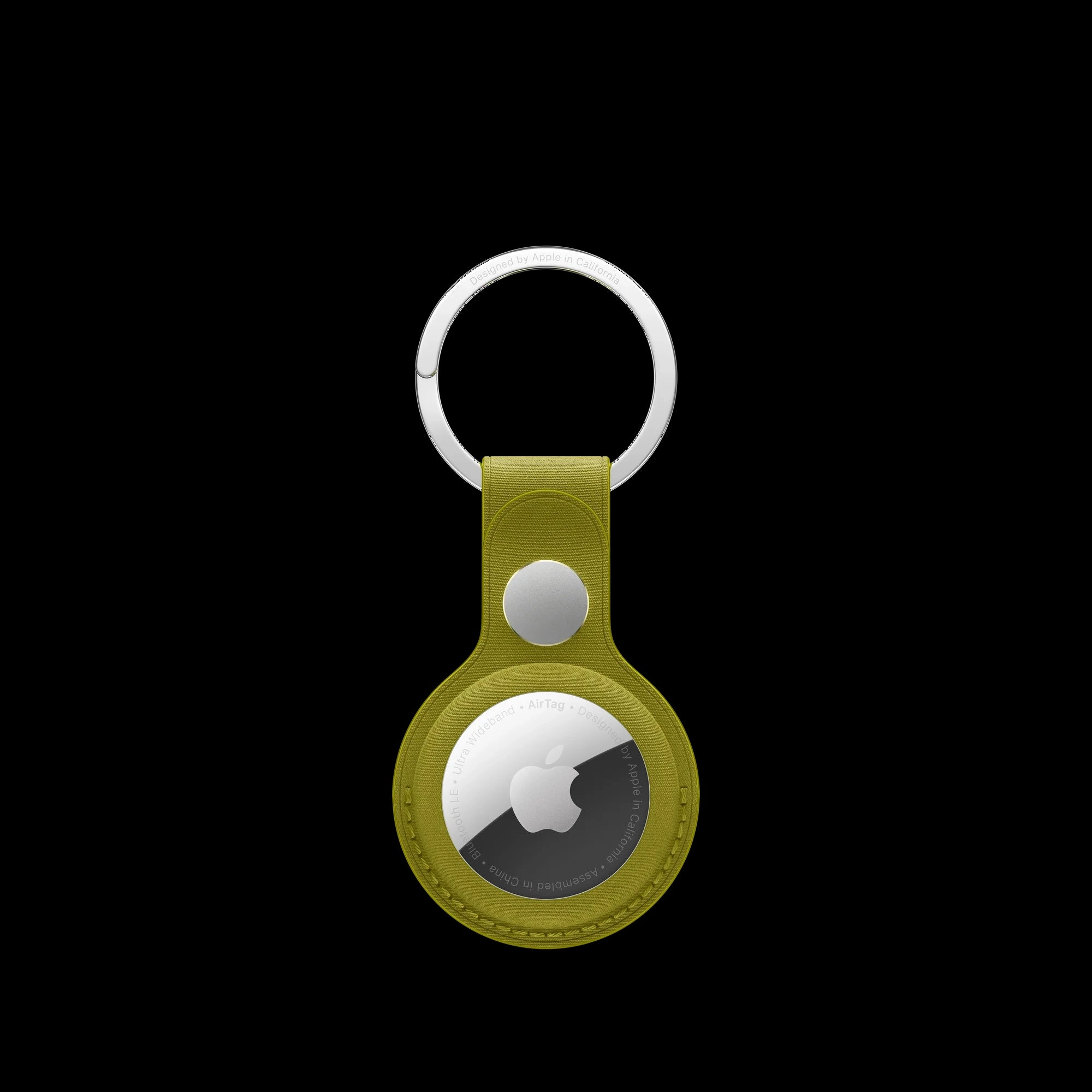 Apple MA7L4ZM/A AirTag FineWoven Key Ring - Chartreuse