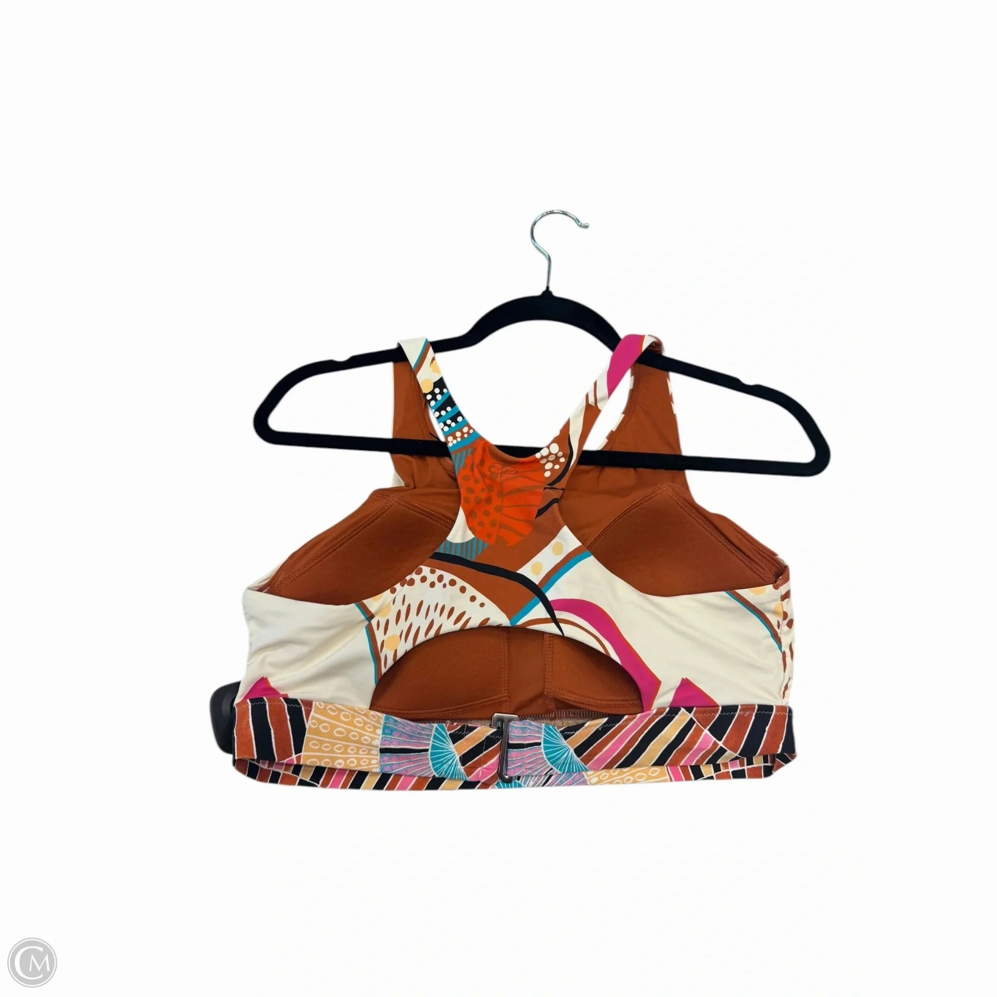 Athletic Bra By Calia In Cream & Orange. Size: L