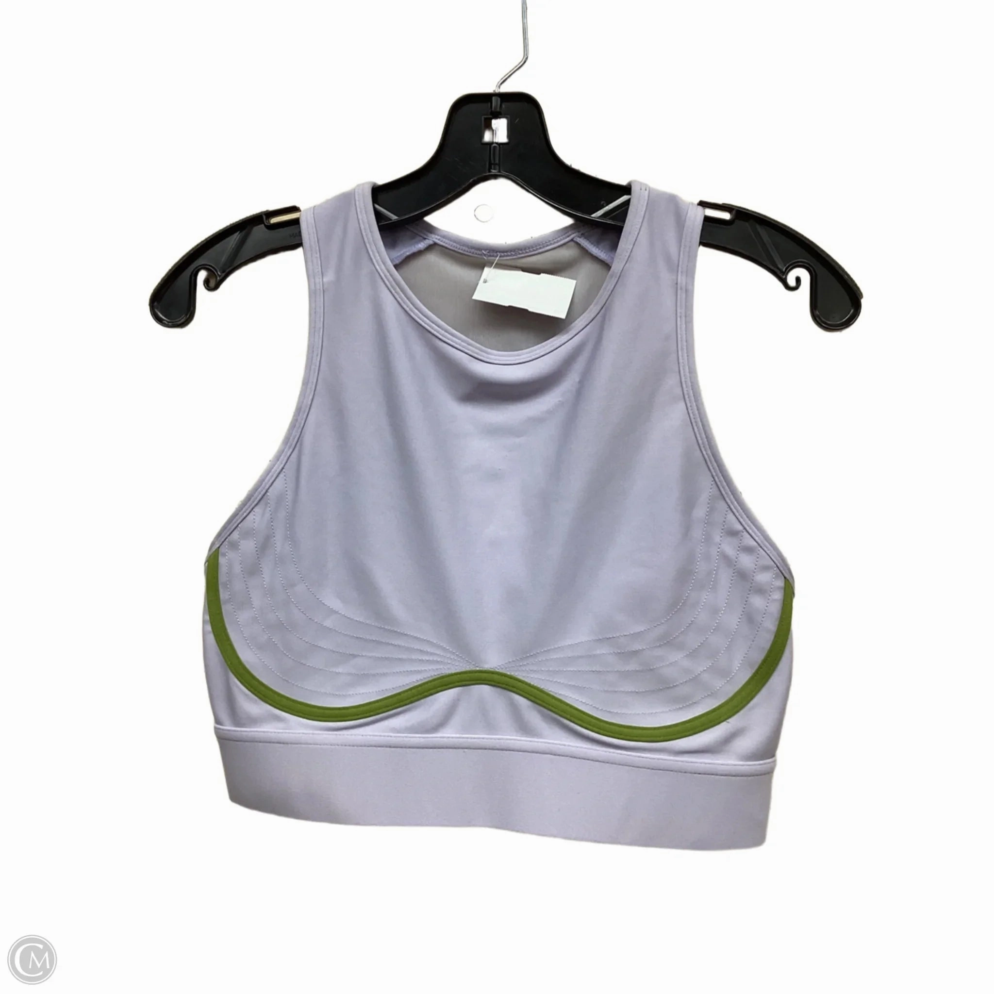 Athletic Bra By Fabletics In Green & Purple. Size: L