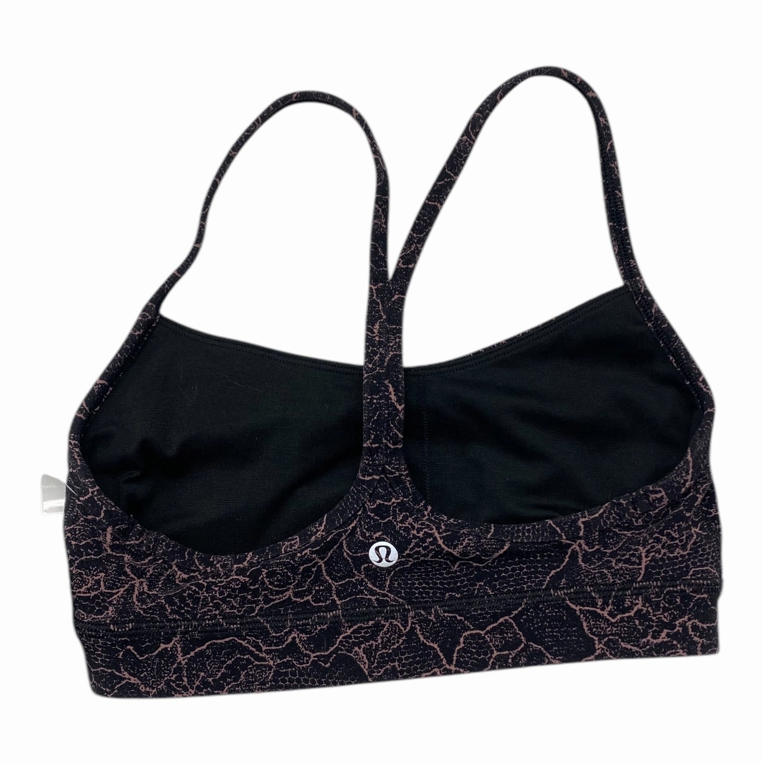 Athletic Bra By Lululemon In Black & Pink. Size:4