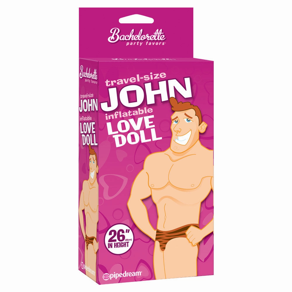 Bachelorette Party Favours Travel-Size John Inflatable Love Doll