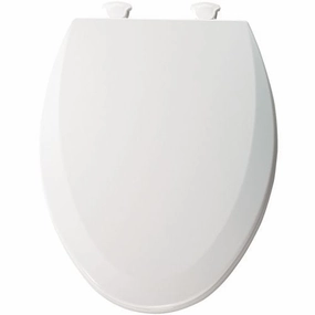 Bemis 7B1500EC 390 Molded Wood Elongated Toilet Seat, White