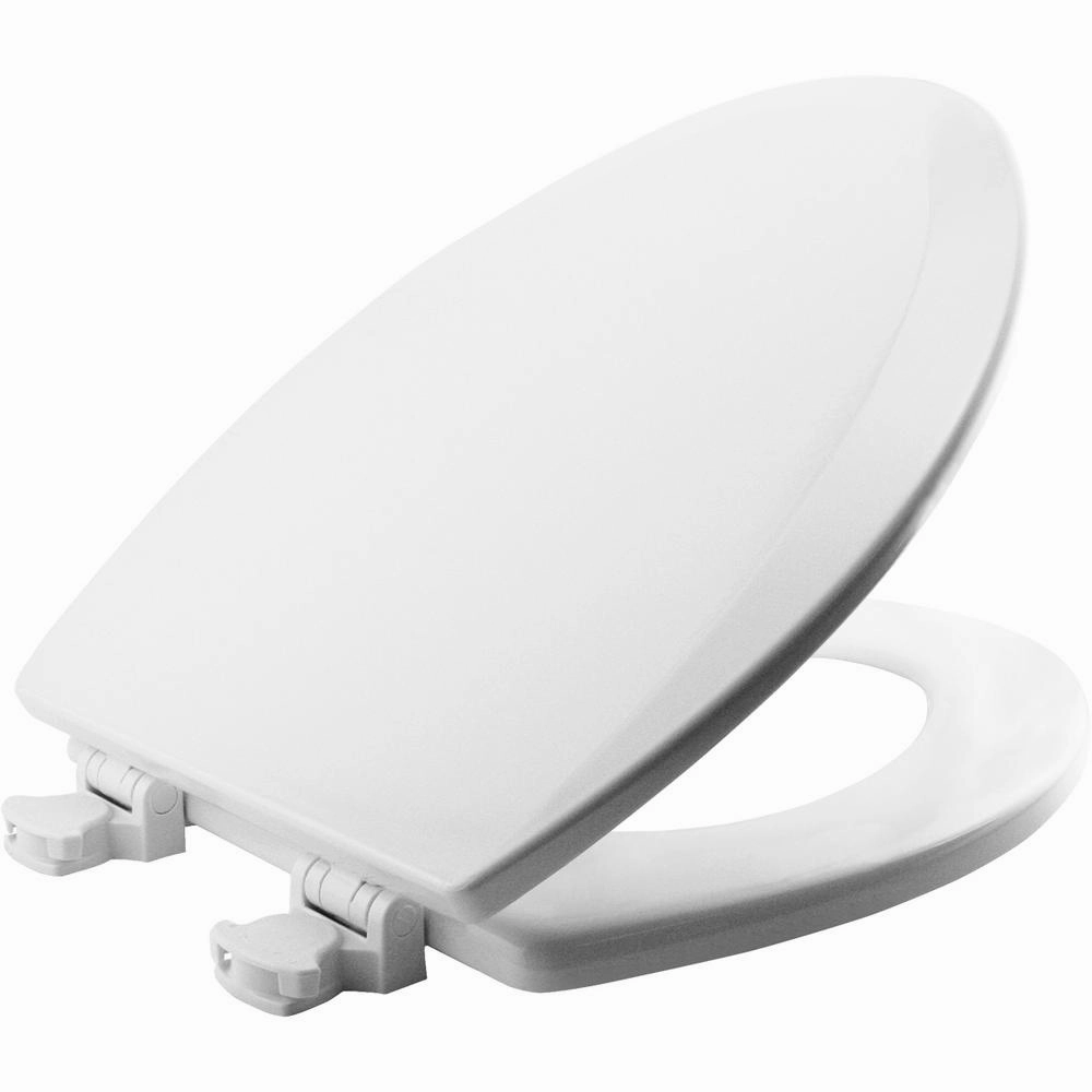 Bemis 7B1500EC 390 Molded Wood Elongated Toilet Seat, White