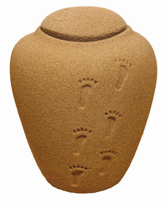 Biodegradable Oceane Burial Urn - Sand