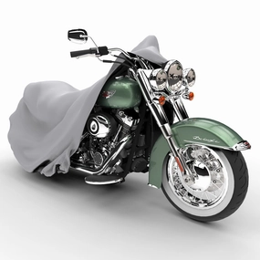 Budge SSBMC6 StormBlock Motorcycle Cover, Waterproof Outdoor Protection, Gray, Universal