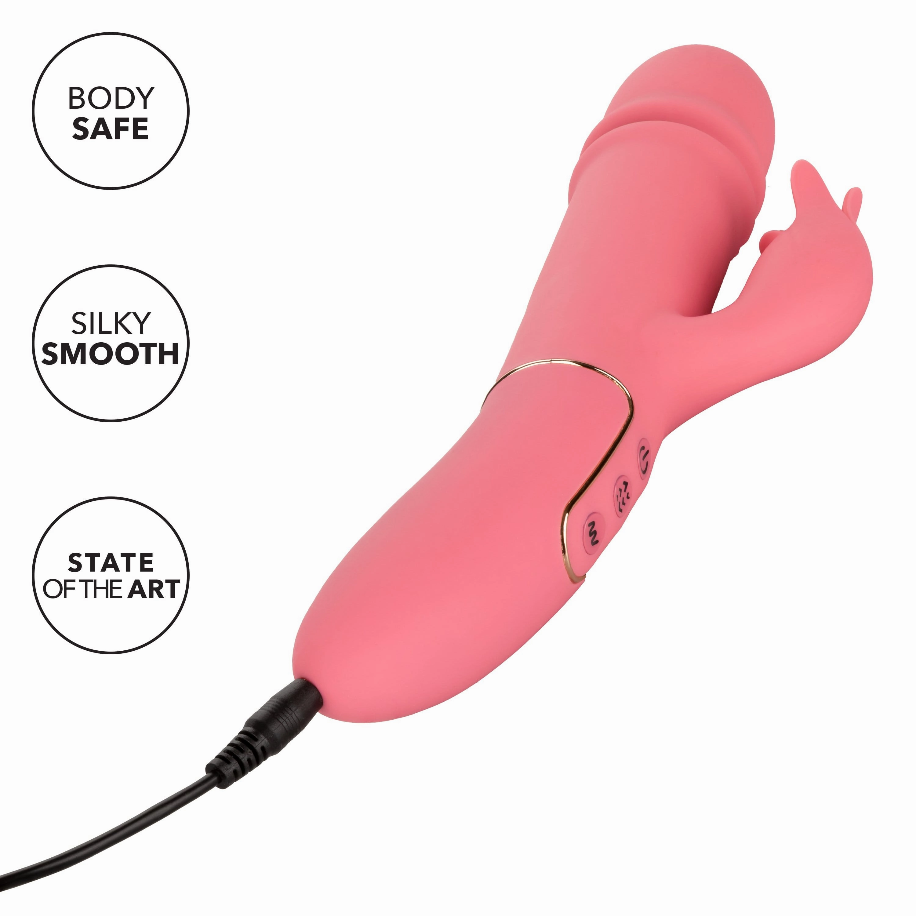 California Exotics - Shameless Tease Rabbit Vibrator (Pink)