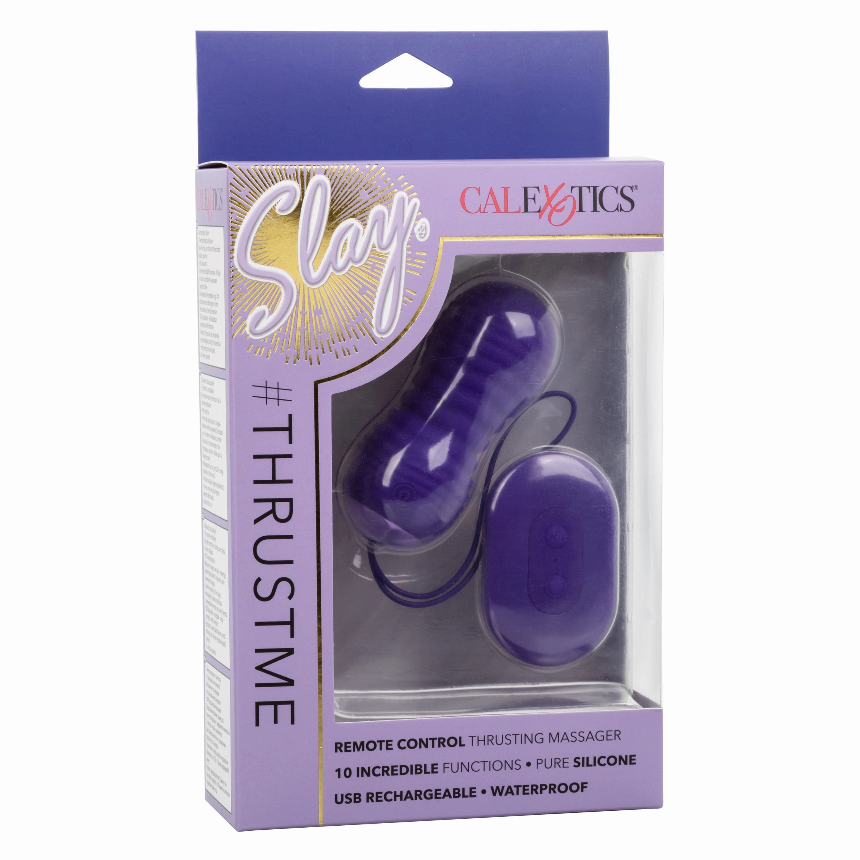 California Exotics - Slay ThrustMe Remote Control Thrusting Egg Massager (Purple)