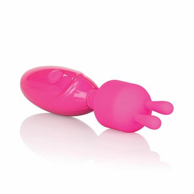 California Exotics - Tiny Teasers Rechargeable Bunny Wand Massager (Pink)
