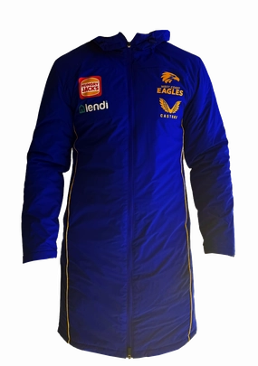 Castore Mens West Coast Eagles Padded Jacket <BR> TM0481
