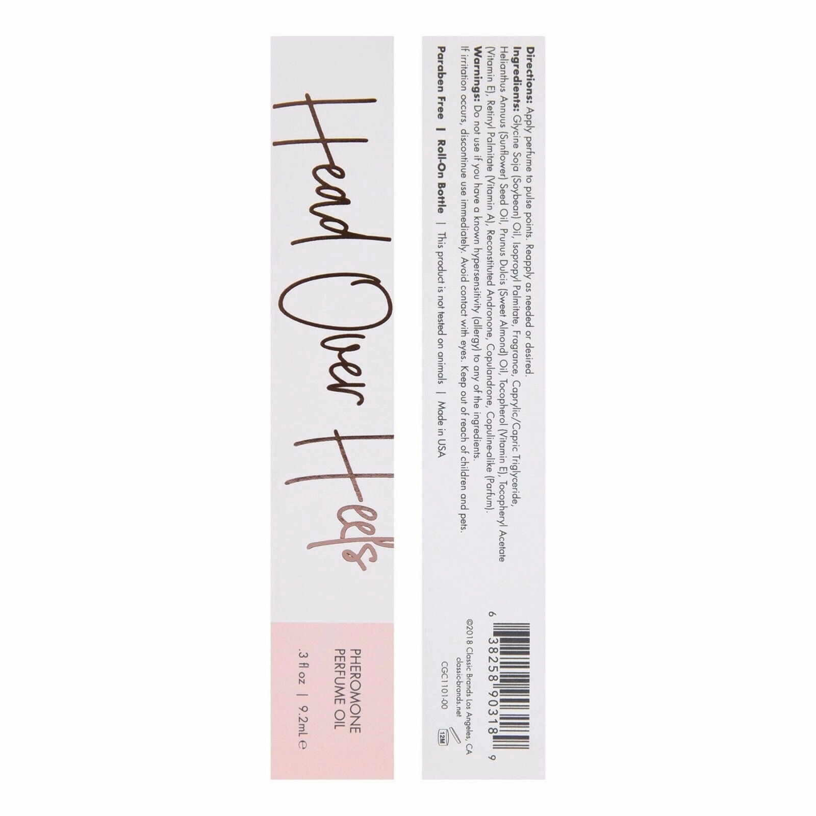 CG Head Over Heels Pheromone Perfume Oil - .3 oz