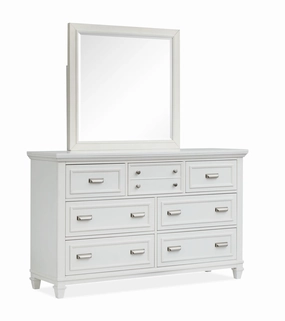 Charleston 7-Drawer Dresser - Dove White