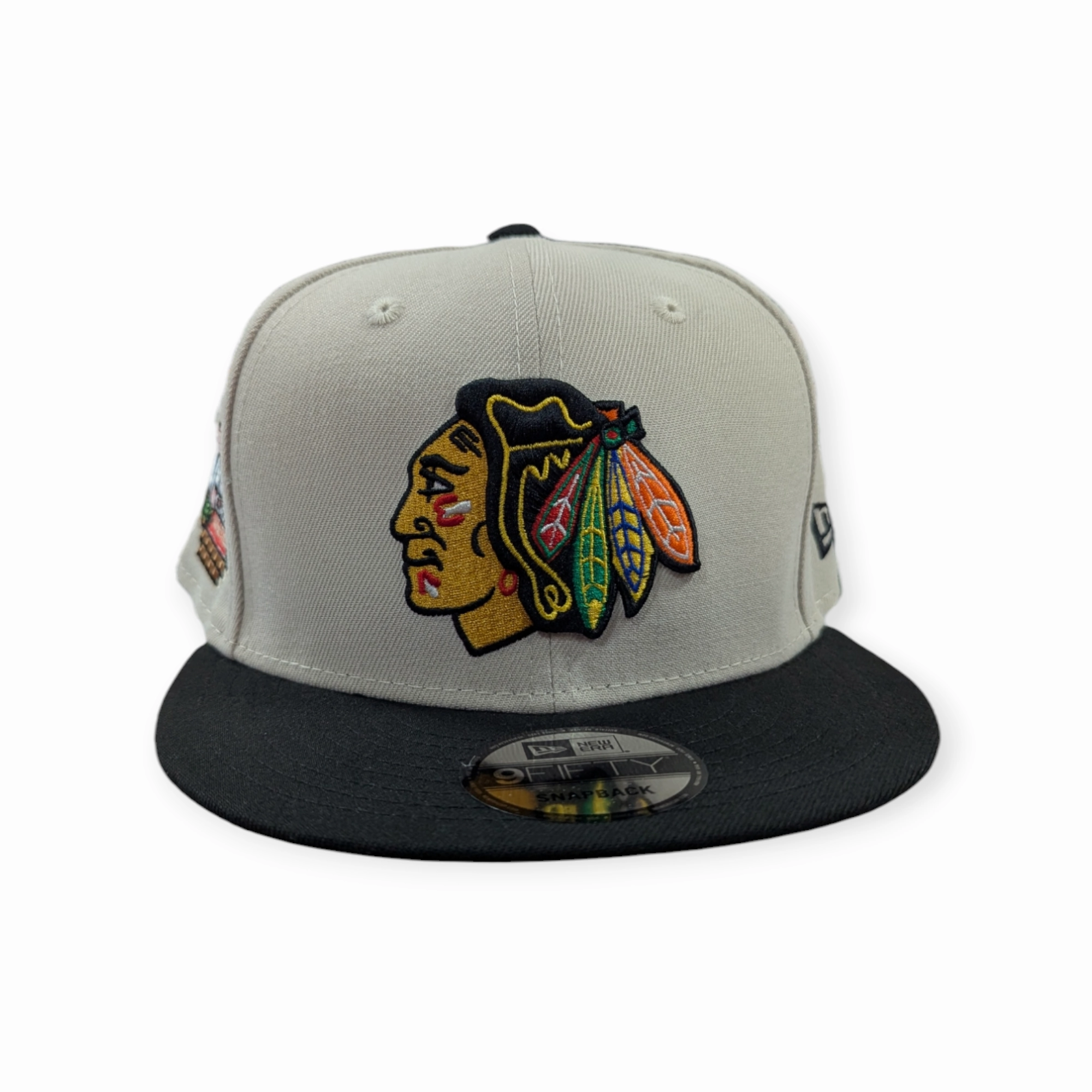 Chicago Blackhawks New Era Stone/Black 2025 Winter Classic 9FIFTY Adjustable Snapback Hat