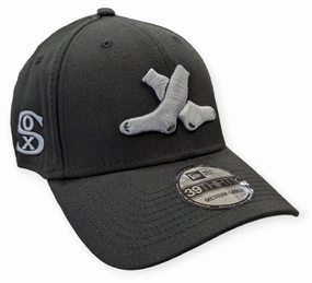 Chicago White Sox 1920 Black 39THIRTY Flex Fit New Era Hat