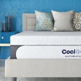 Classic Brands 410167-1150 Cool Gel 14" Gel Memory Foam Mattress with BONUS 2 Pillows, Queen