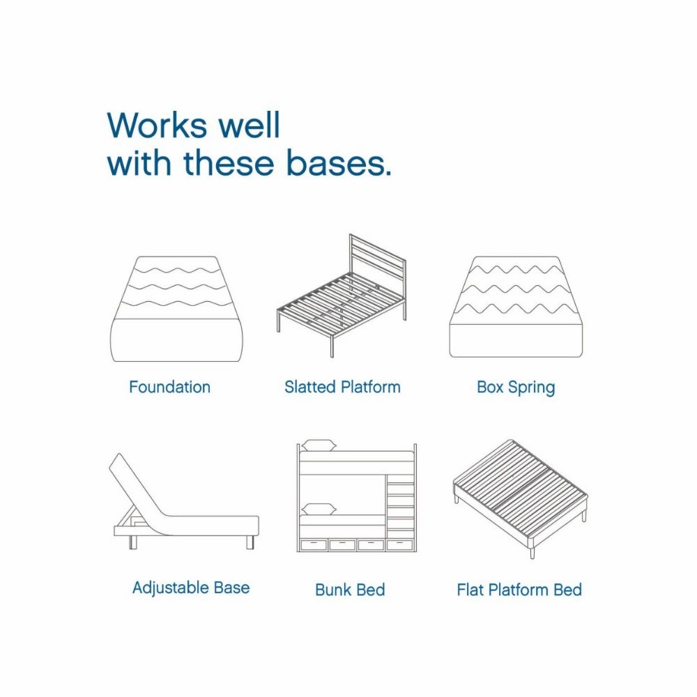 Classic Brands 410167-1150 Cool Gel 14" Gel Memory Foam Mattress with BONUS 2 Pillows, Queen