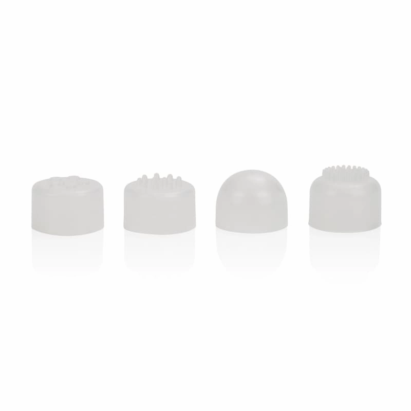 Compact Waterproof Personal Travel Massager With 4 Tips - White