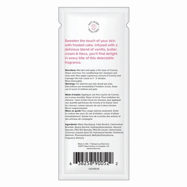COOCHY Oh So Smooth Shave Cream Frosted Cake - .5 oz