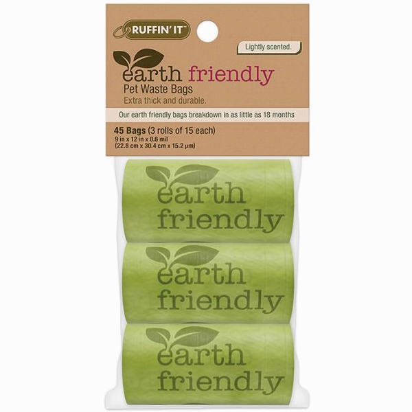Earth Friendly Pet Waste Bags (3 Pack)