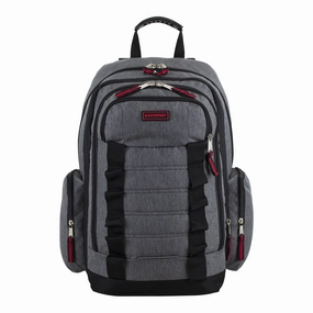 Eastsport 110770R0-DGC Unisex Expandable Team Recycled Backpack, Dark Gray Heather