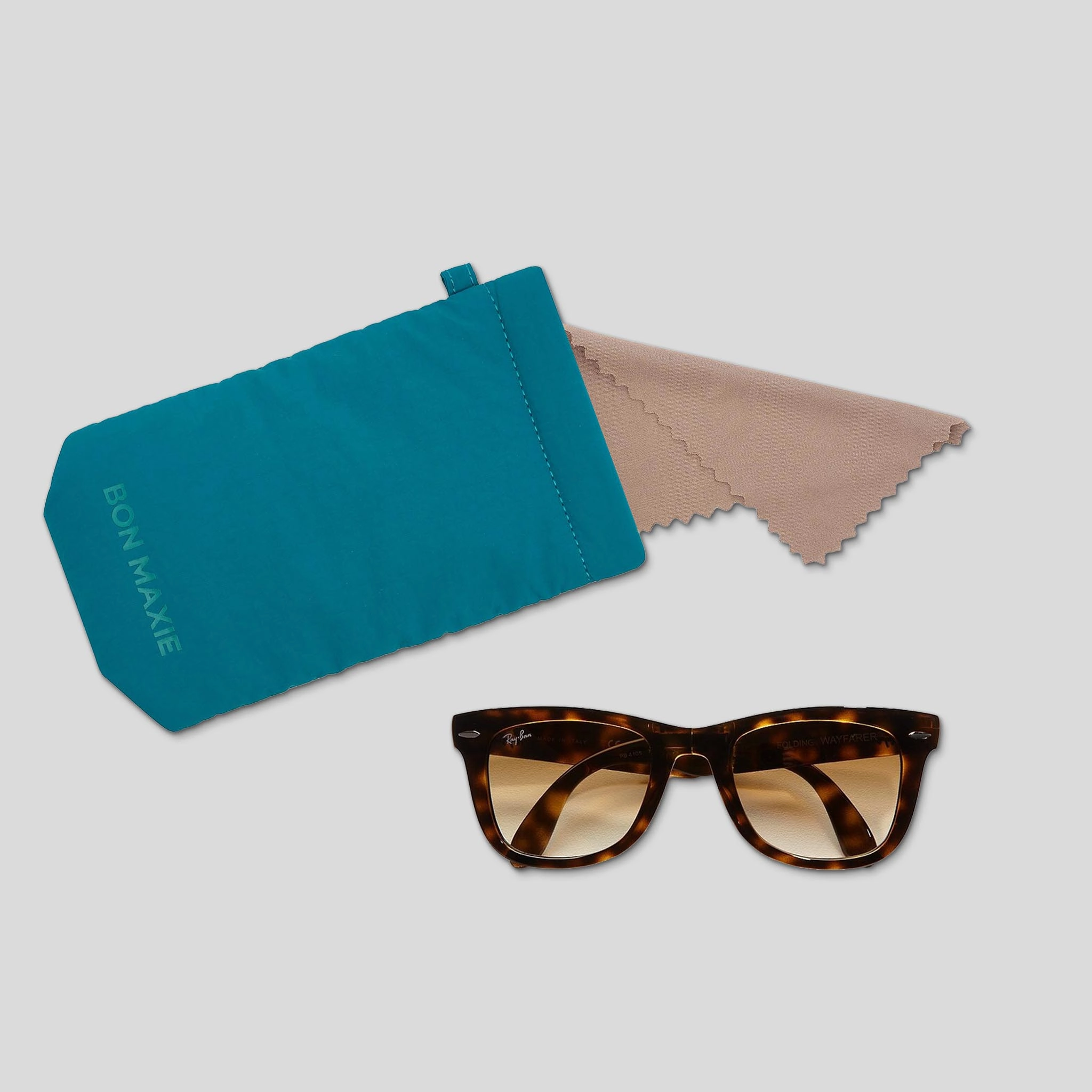 Easy-Squeezy Glasses Case -- Teal