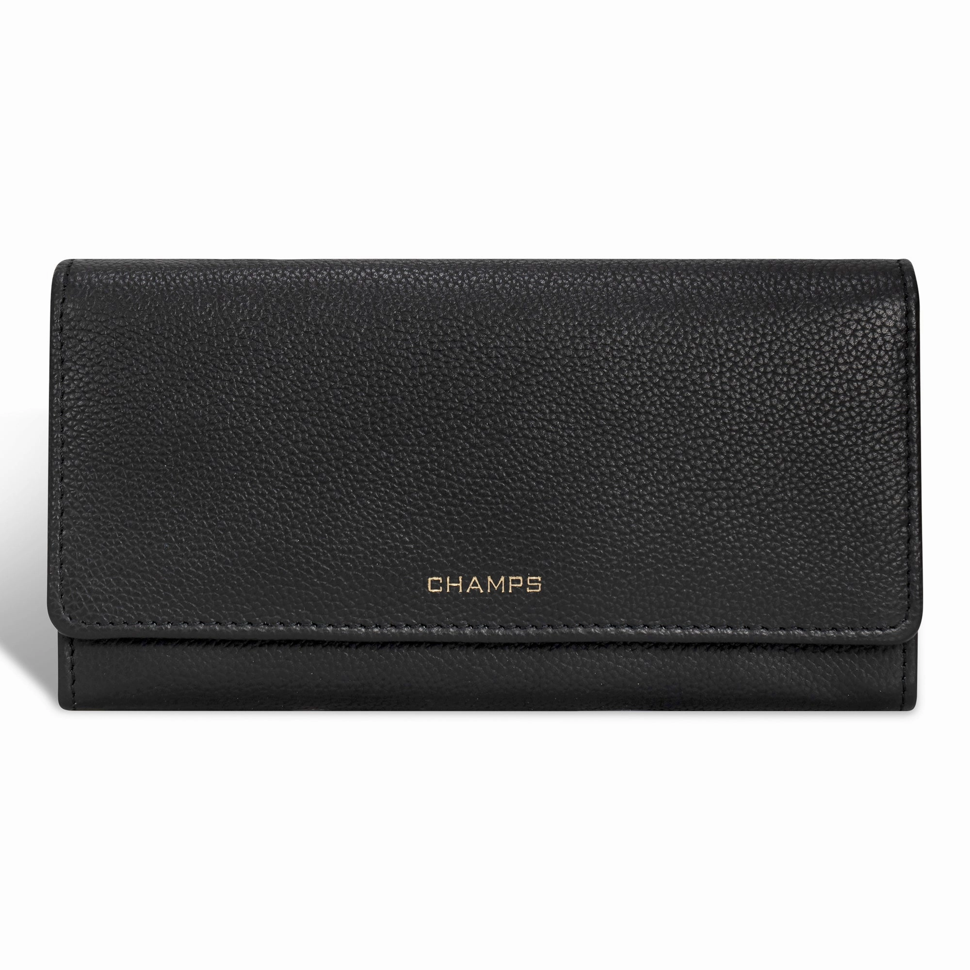 Gala / Leather Flap-Clutch Wallet *Drop Ship*