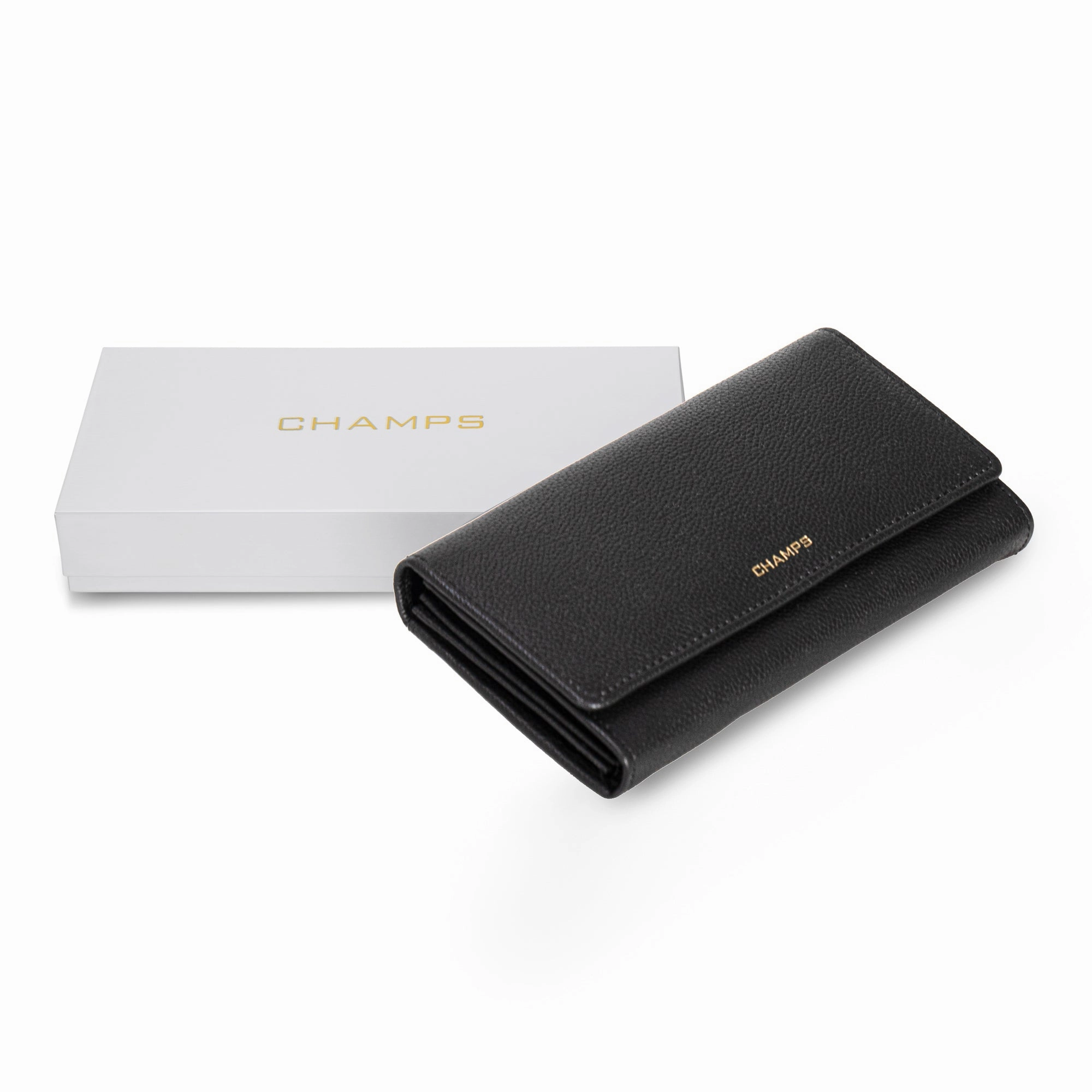 Gala / Leather Flap-Clutch Wallet *Drop Ship*