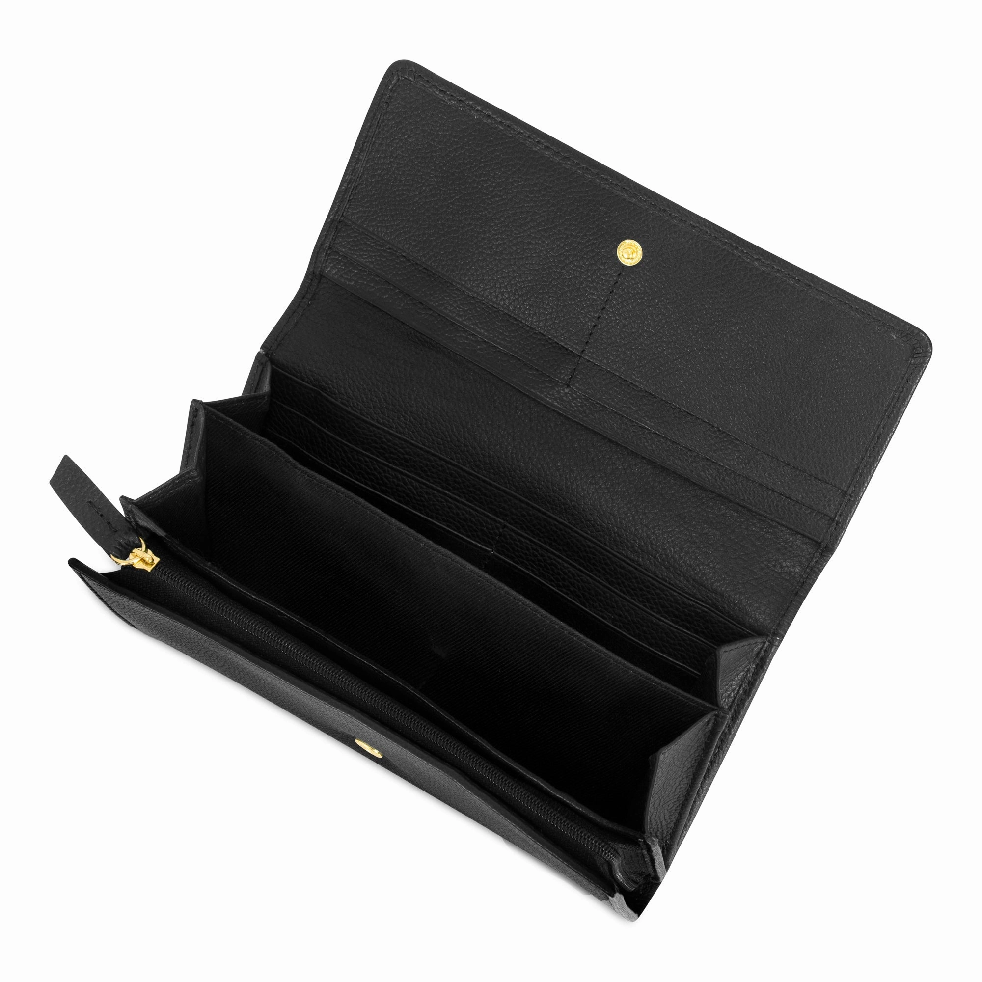 Gala / Leather Flap-Clutch Wallet *Drop Ship*