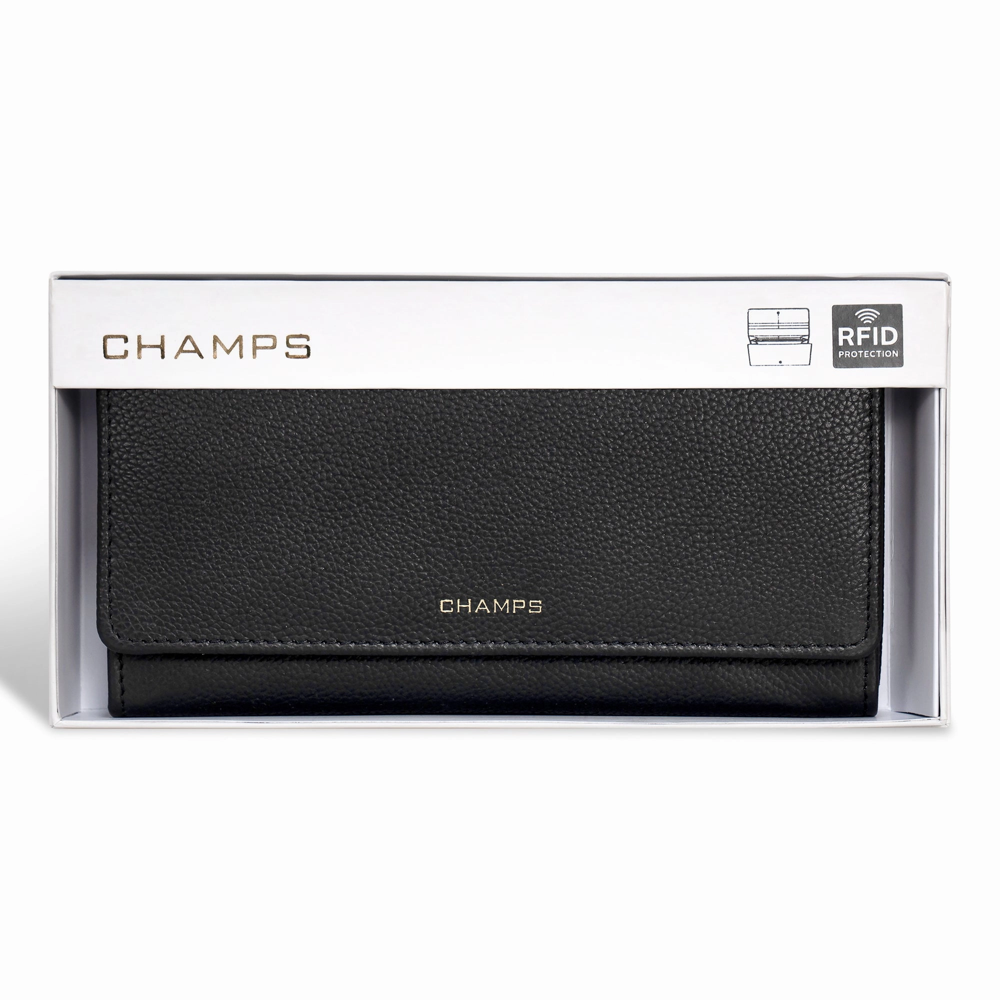 Gala / Leather Flap-Clutch Wallet *Drop Ship*