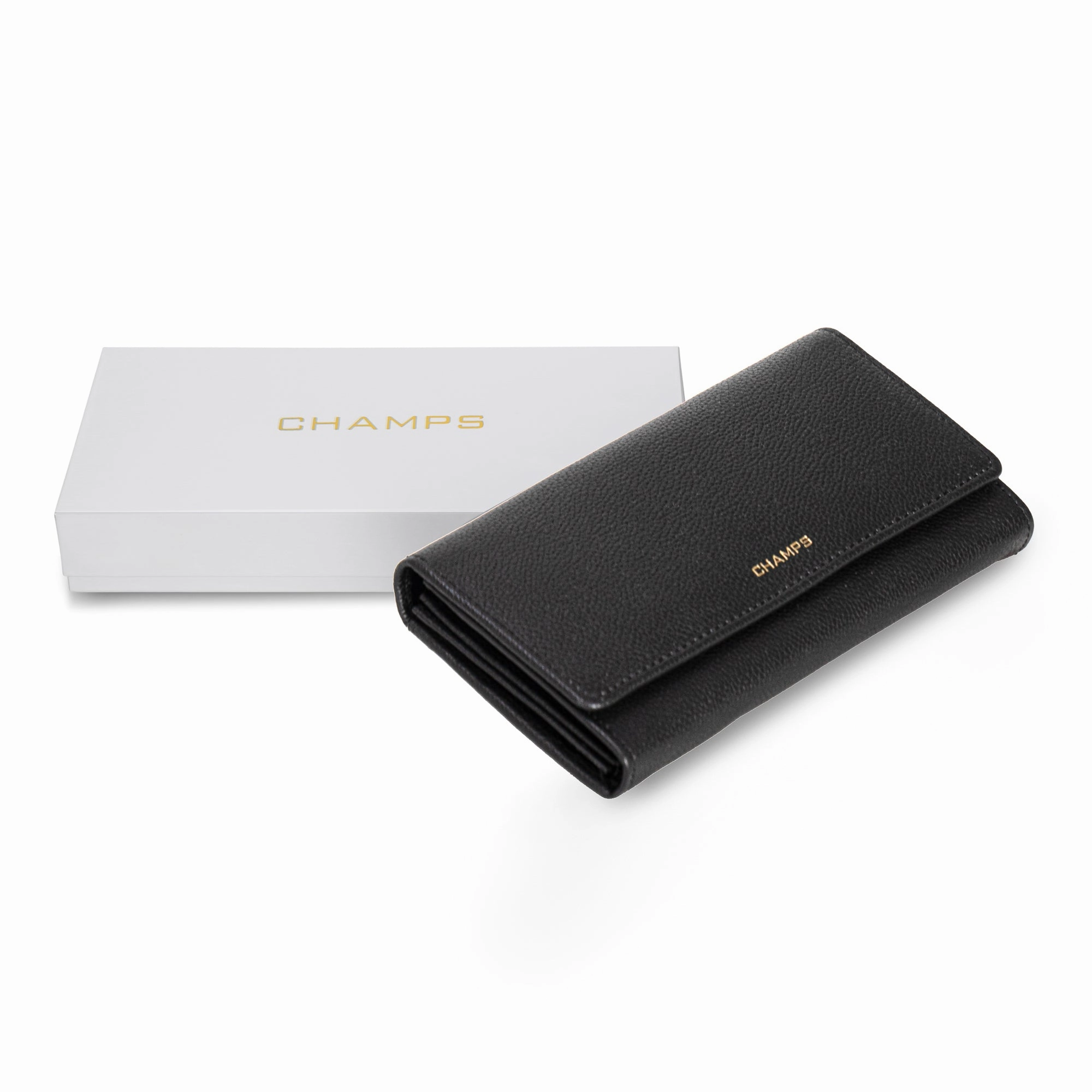 Gala / Leather Flap-Clutch Wallet *Drop Ship*