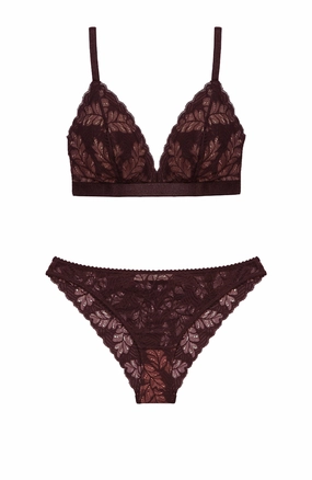 Gina Padded Wireless Bralette and Brief Set