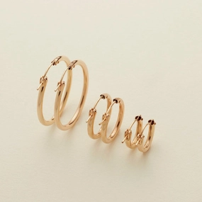 Gold Filled Maude Hoop Earrings