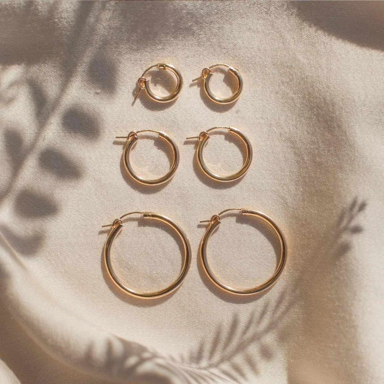 Gold Filled Maude Hoop Earrings
