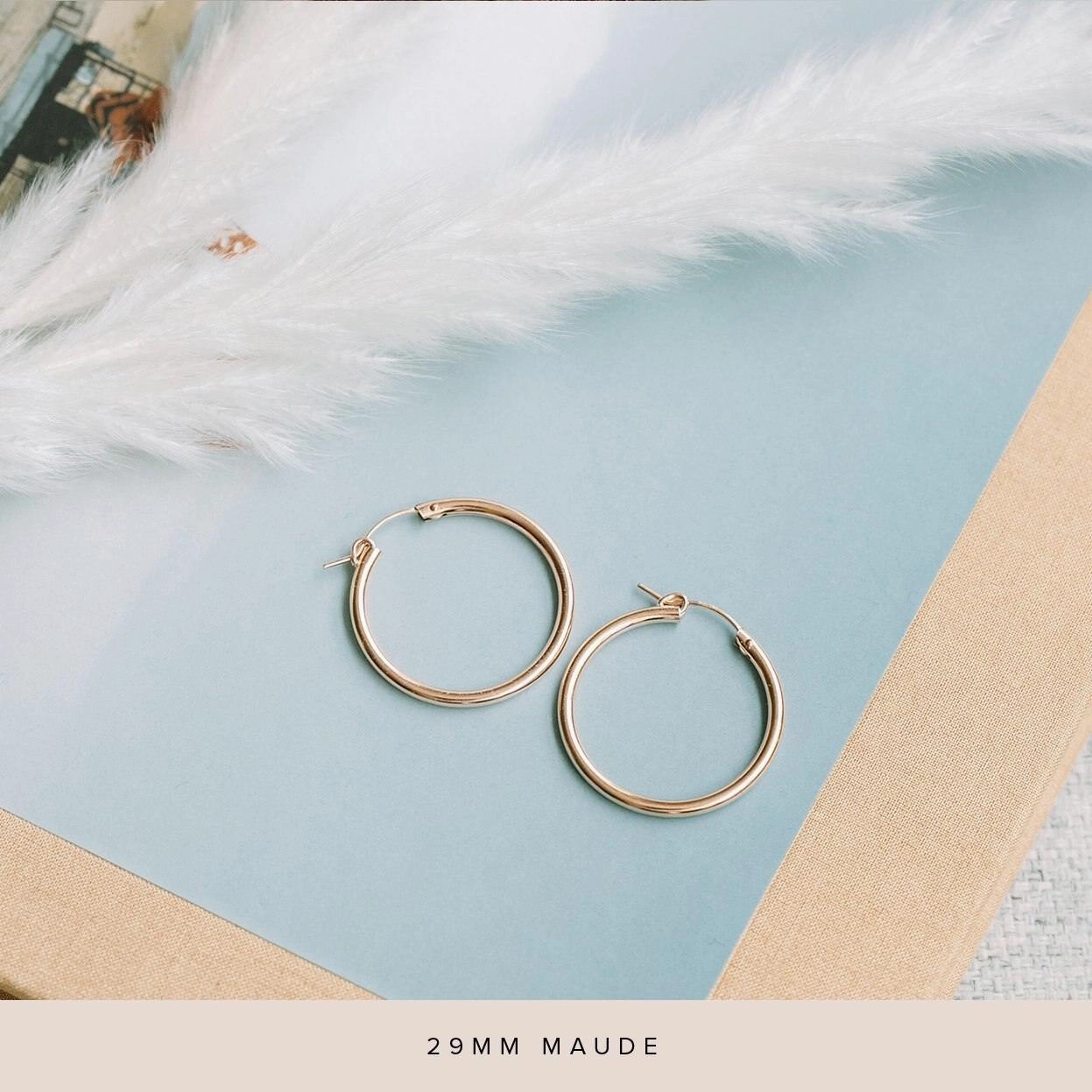 Gold Filled Maude Hoop Earrings