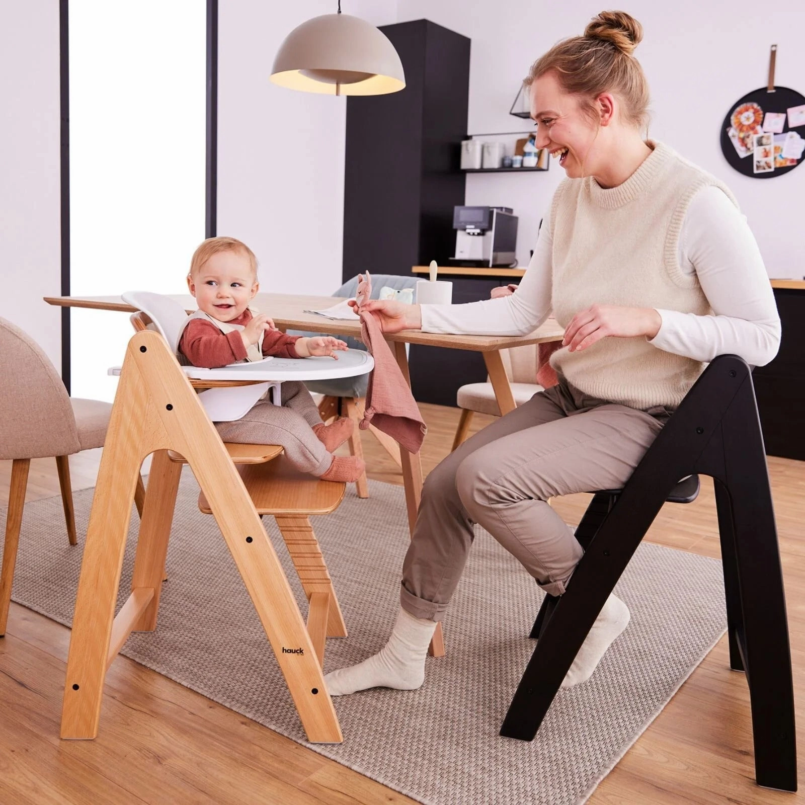 Hauck Highchair Tray Mat - Mint Fox
