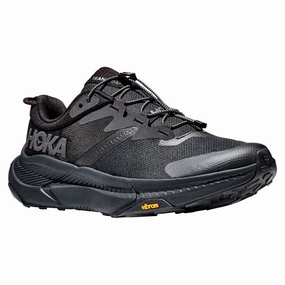Hoka 1123153-BBLC Transport Running Shoes for Men - Black/Black - 10M