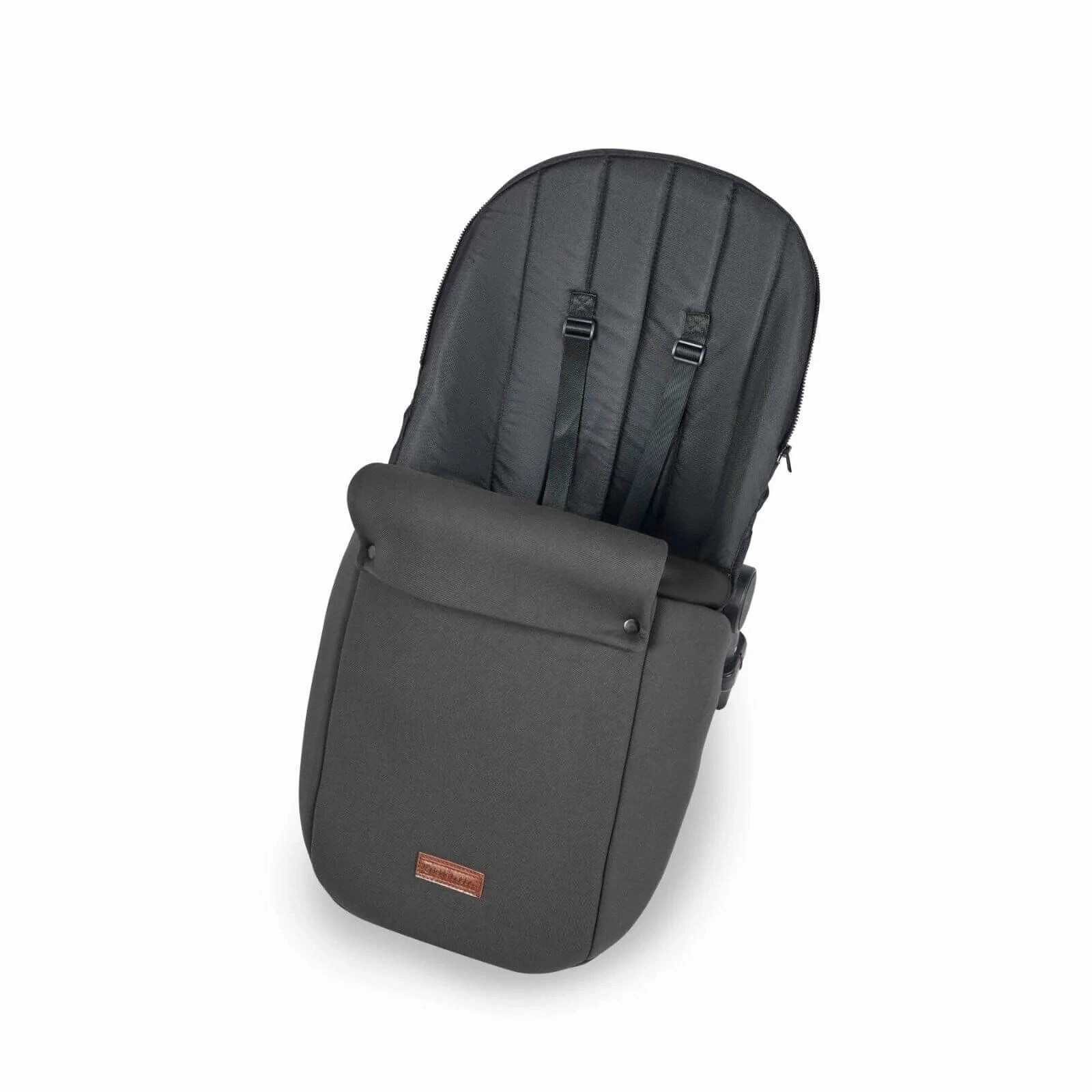 Ickle Bubba Stomp Luxe 2 in 1 Pushchair & Carrycot - Black/Charcoal Grey/Black